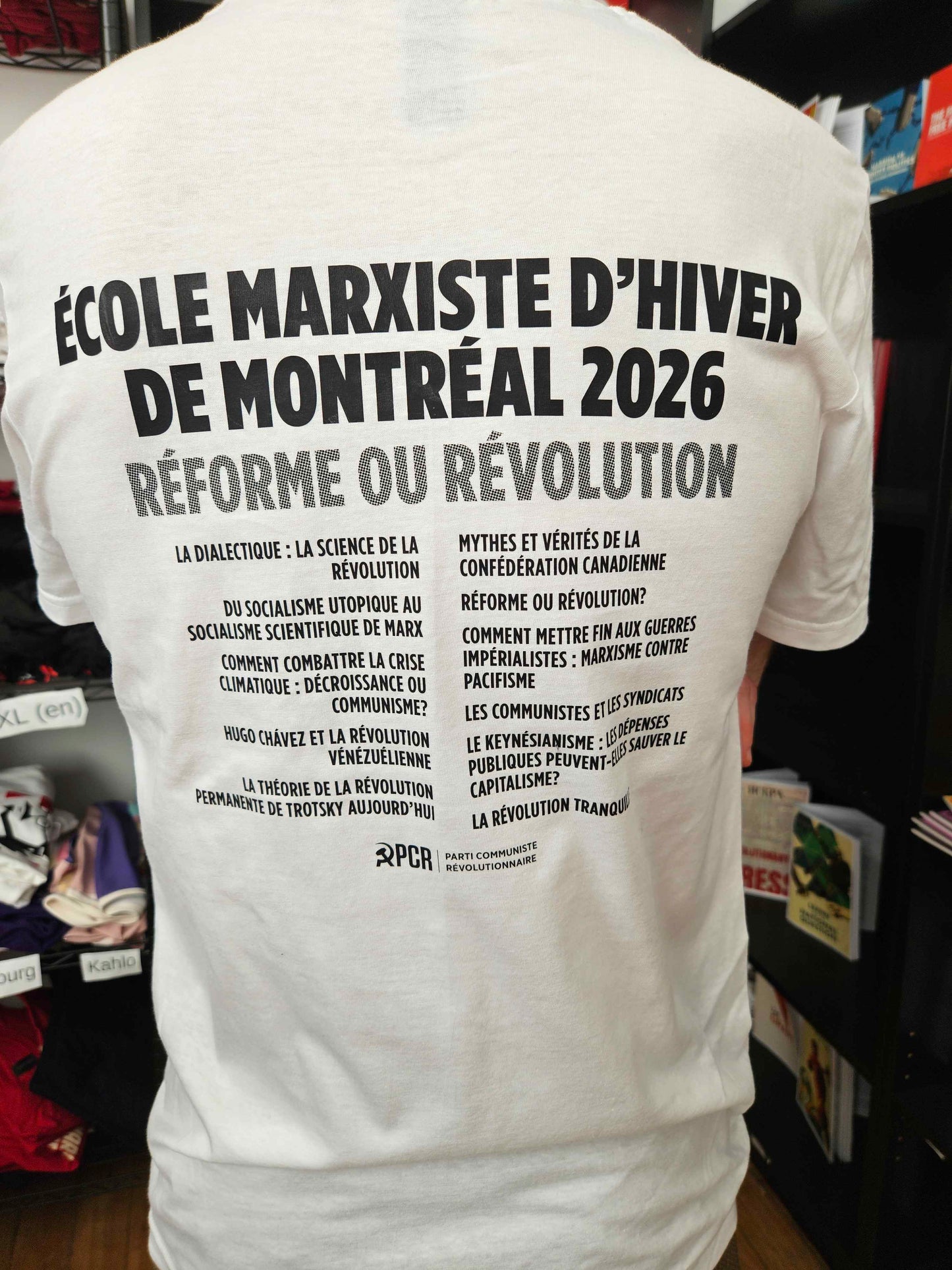 T-Shirt « Révolution » (École marxiste d'hiver 2026)