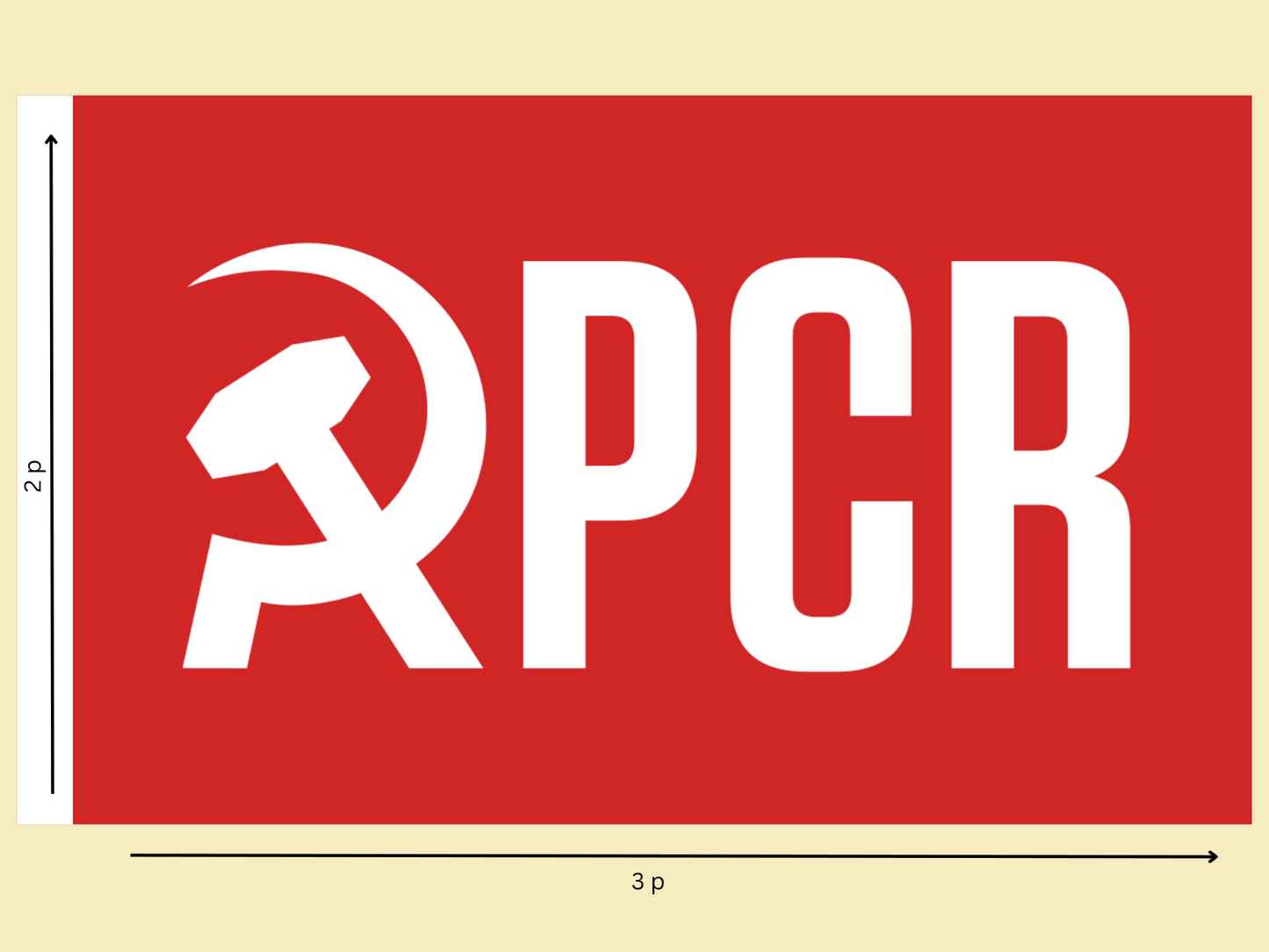 Drapeau du PCR