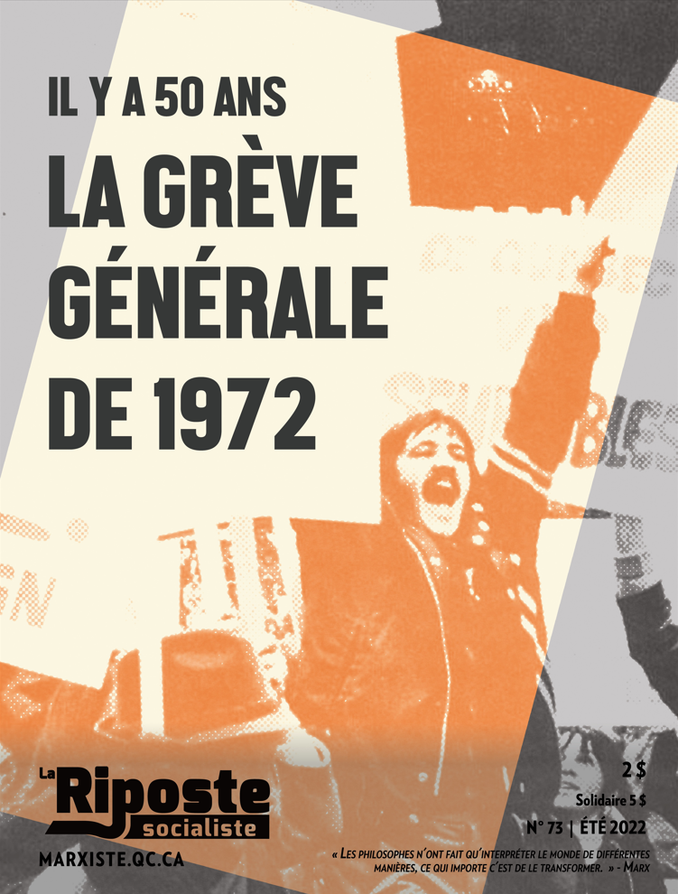 La Riposte socialiste No73 – Été 2022
