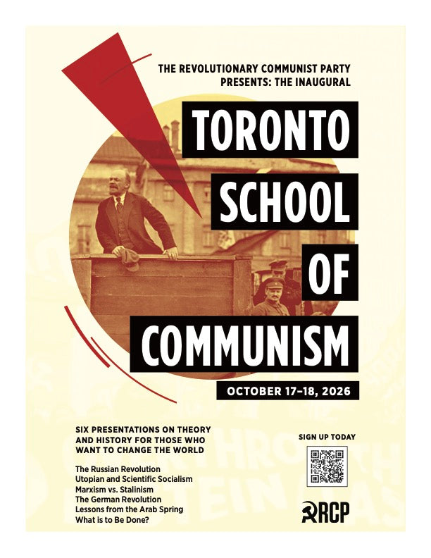 Toronto School of Communism 2026 promotional posters