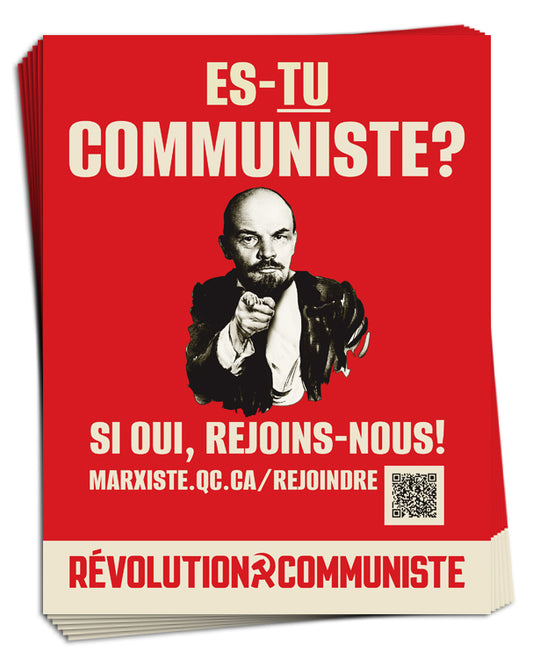 Affiches "Es-tu communiste?"