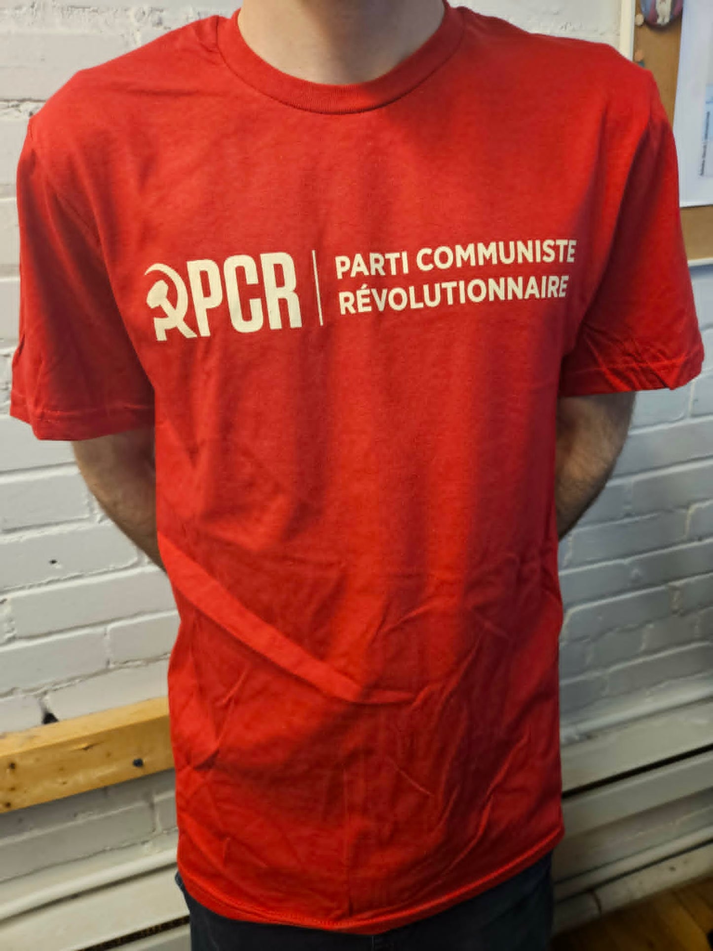 NOUVEAU! T-shirt du Parti communiste révolutionnaire