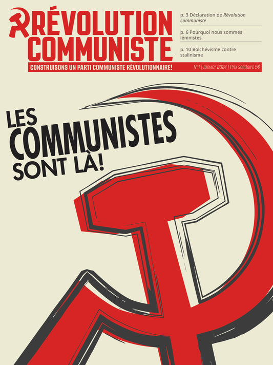 Révolution communiste No1 - Janv 2024