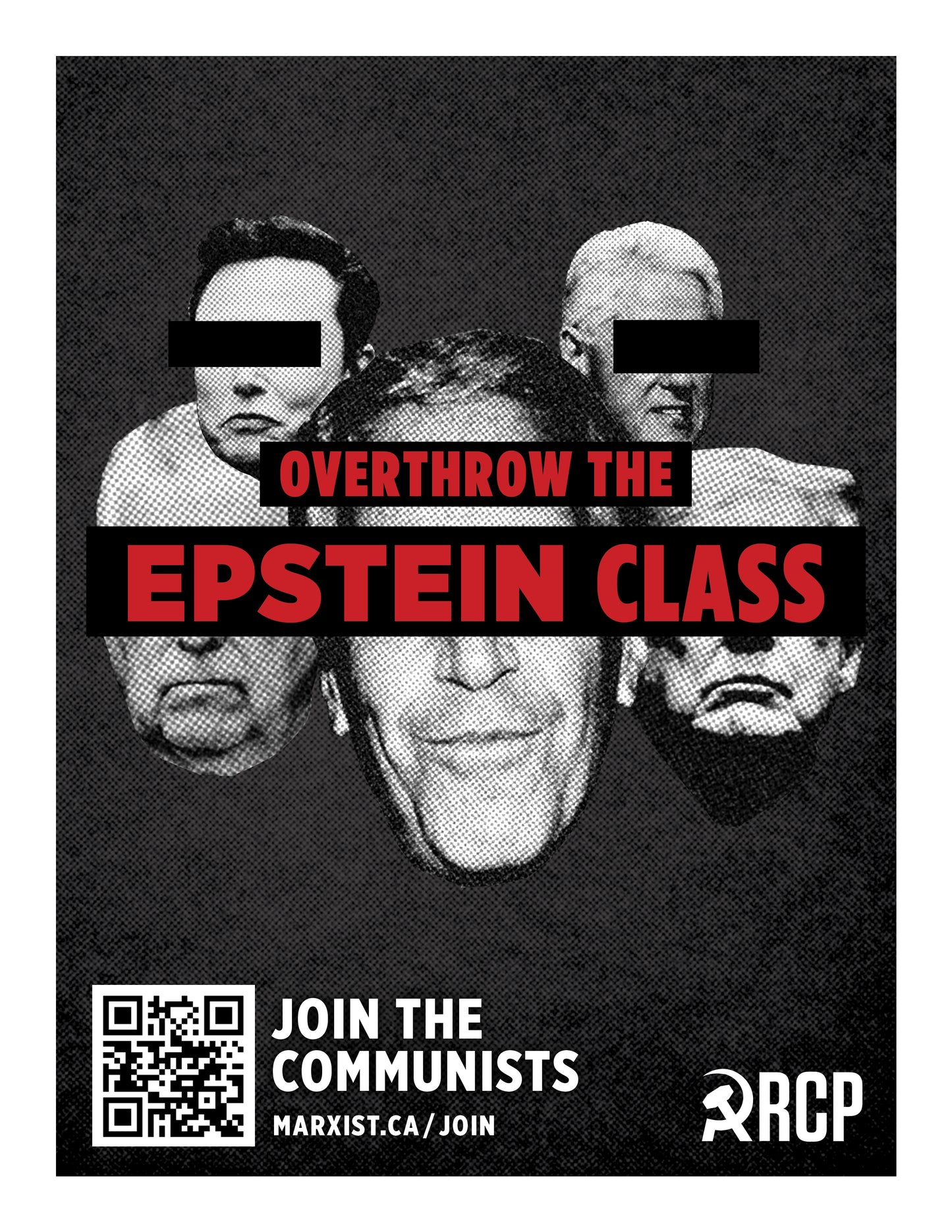 NEW! "Overthrow the Epstein Class" Poster