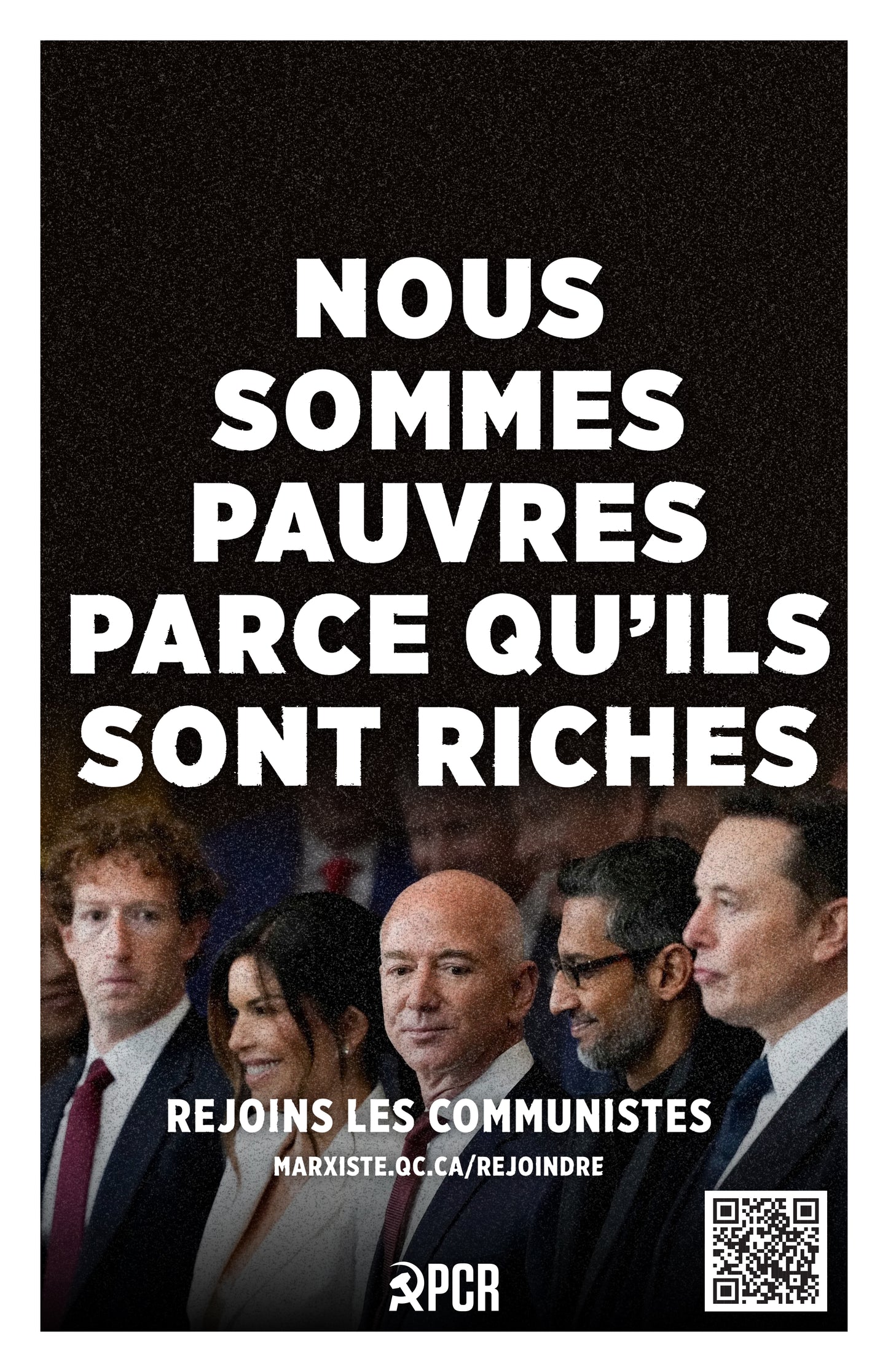 Affiches de recrutement du PCR