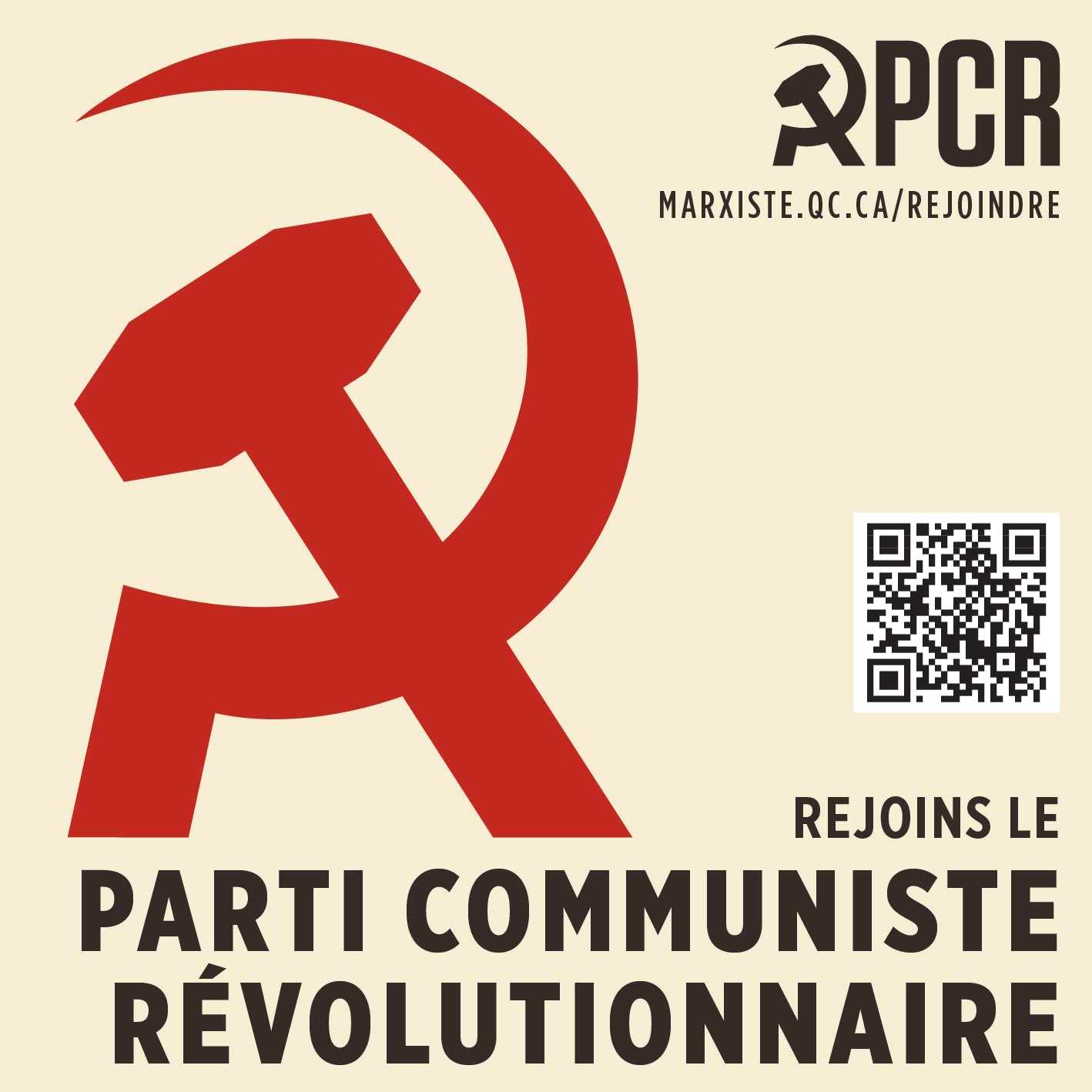 "Rejoins le PCR" autocollants