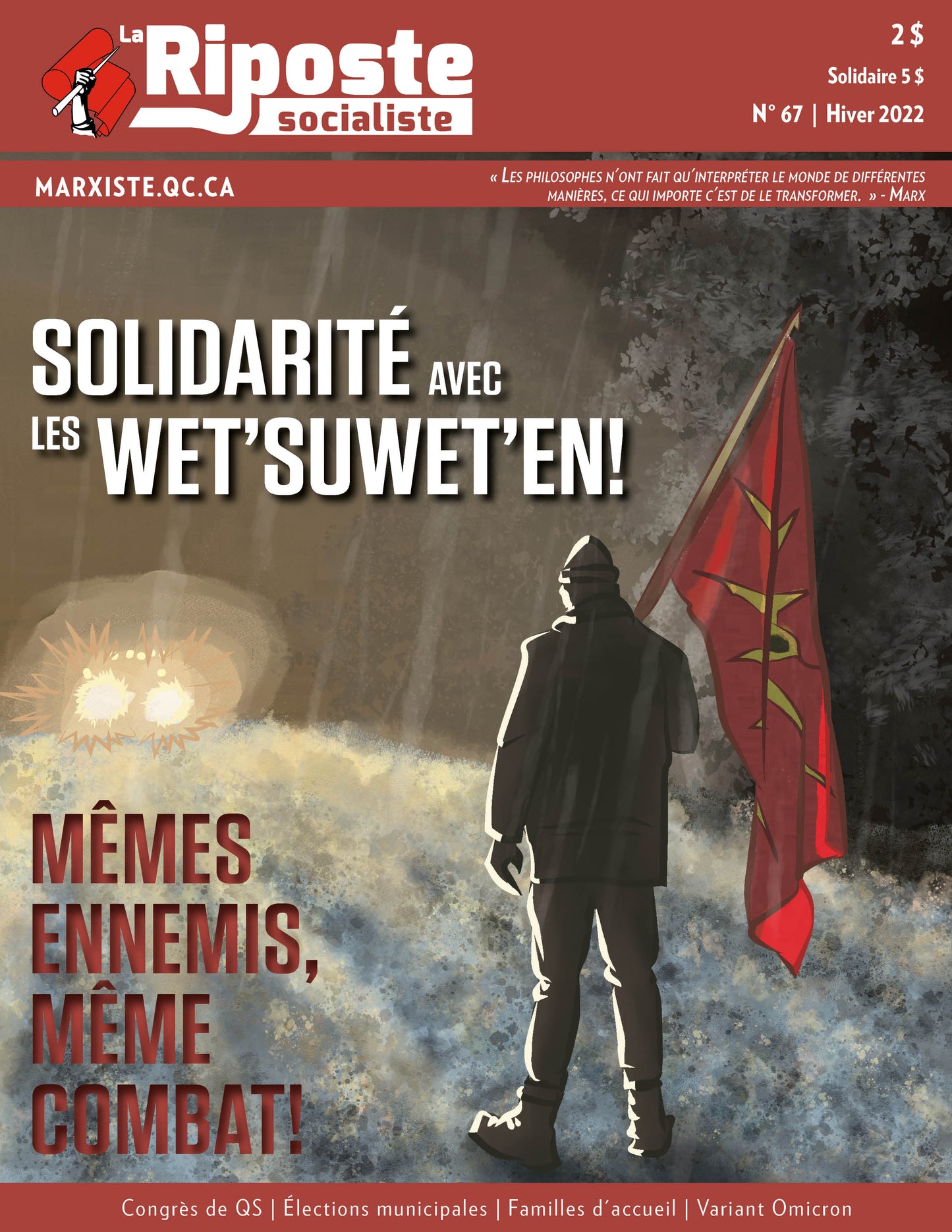 La Riposte socialiste No67 – Hiver 2022